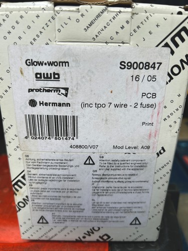 Glowworm s900847 pcb protherm - s900847,